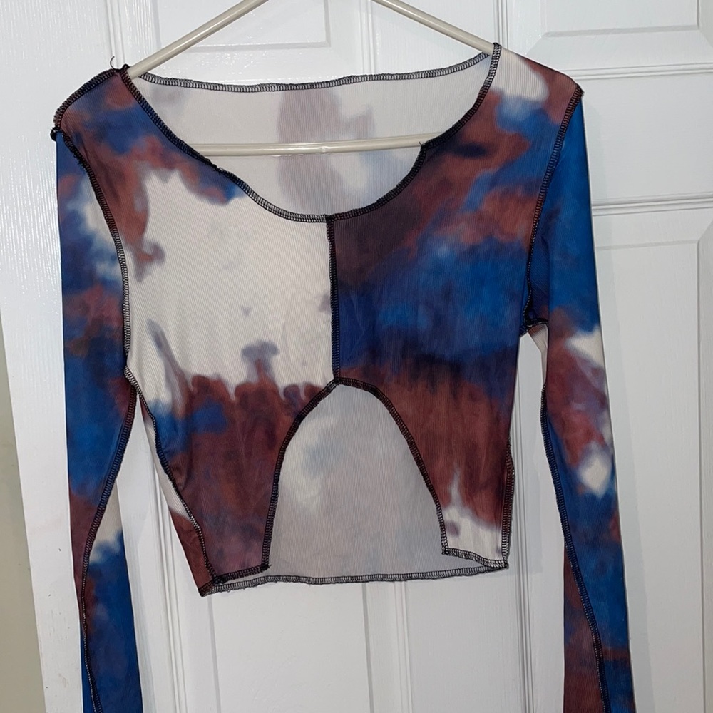 SHEIN Red White and Blue crop top